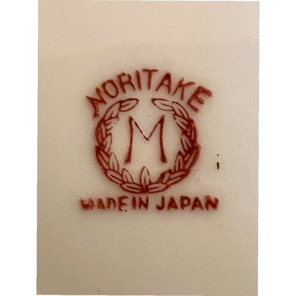 Vtg NORITAKE Lusterware Porcelain Handpainted Art Trinket Dish Scalloped Japan - Picture 10 of 11